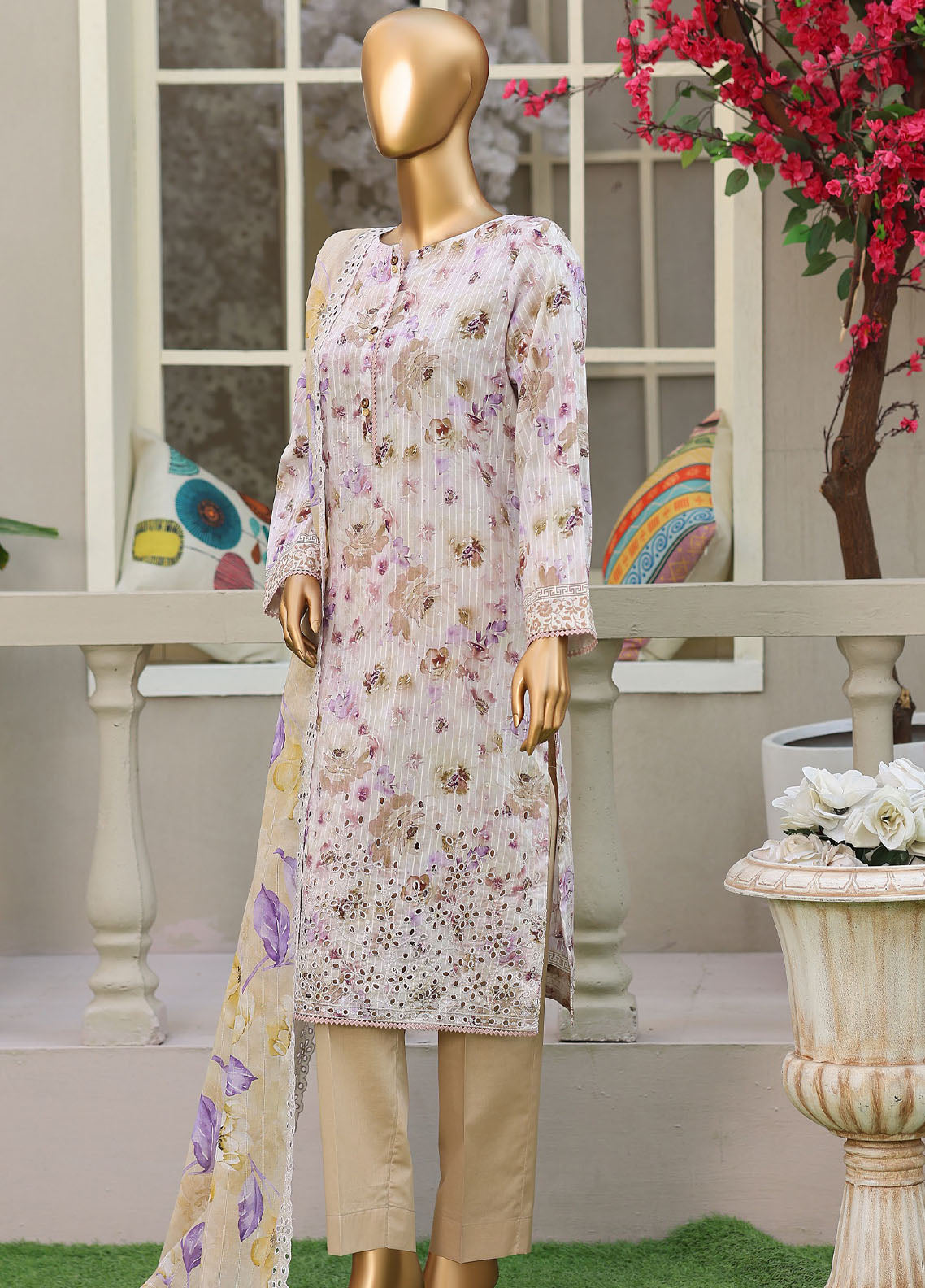 Nayab By HZ Textiles Printkari Embroidered Lawn 3 Piece Unstitched Suit HZ26NPE D-NPE-10 Nayab By HZ Textiles Printkari Embroidered Lawn 3 Piece Unstitched Suit HZ26NPE D-NPE-10
