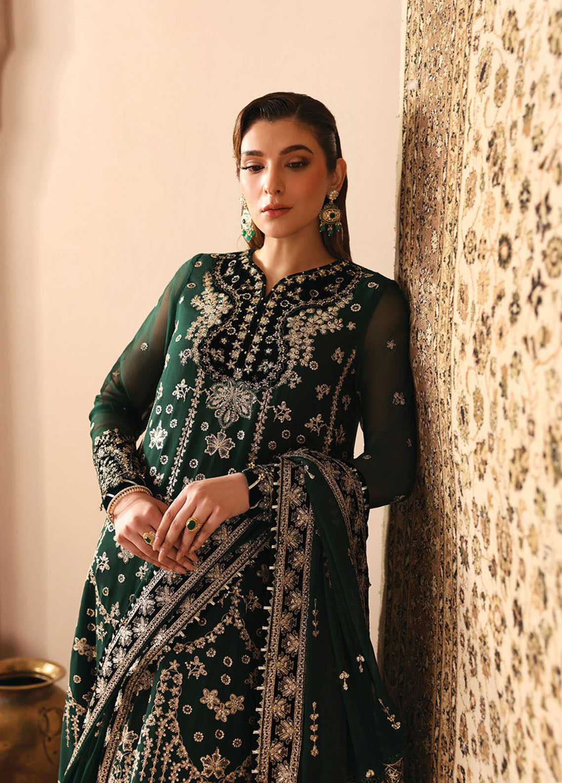 Neorah By Xenia Luxury Embroidered Chiffon 3 Piece Unstitched Suit XE26NL D-05 QAIFA Neorah By Xenia Luxury Embroidered Chiffon 3 Piece Unstitched Suit XE26NL D-05 QAIFA