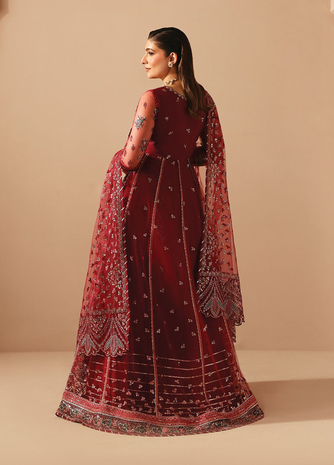 Neorah By Xenia Luxury Embroidered Net 3 Piece Unstitched Suit XE26NL D-08 DUREZA Neorah By Xenia Luxury Embroidered Net 3 Piece Unstitched Suit XE26NL D-08 DUREZA