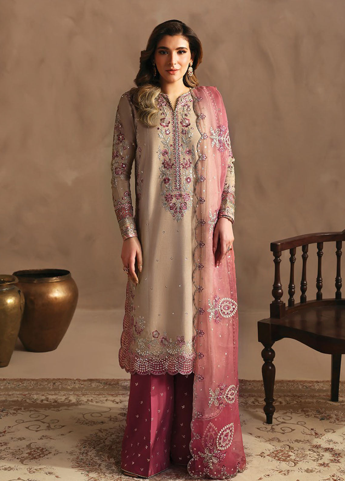 Neorah By Xenia Luxury Embroidered Raw Silk 3 Piece Unstitched Suit XE26NL D-01 TAEEN Neorah By Xenia Luxury Embroidered Raw Silk 3 Piece Unstitched Suit XE26NL D-01 TAEEN
