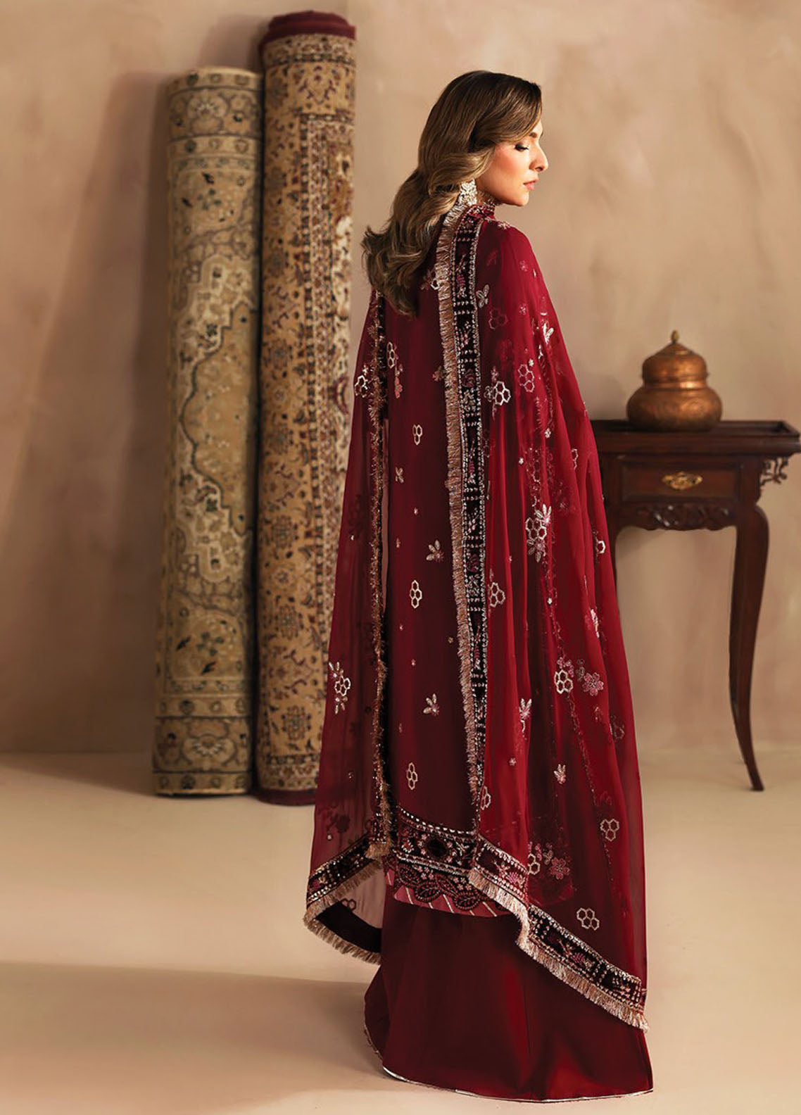 Neorah By Xenia Luxury Embroidered Raw Silk 3 Piece Unstitched Suit XE26NL D-04 KHUBAN Neorah By Xenia Luxury Embroidered Raw Silk 3 Piece Unstitched Suit XE26NL D-04 KHUBAN