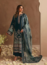 Neorah By Xenia Luxury Embroidered Raw Silk 3 Piece Unstitched Suit XE26NL D-09 ABAN