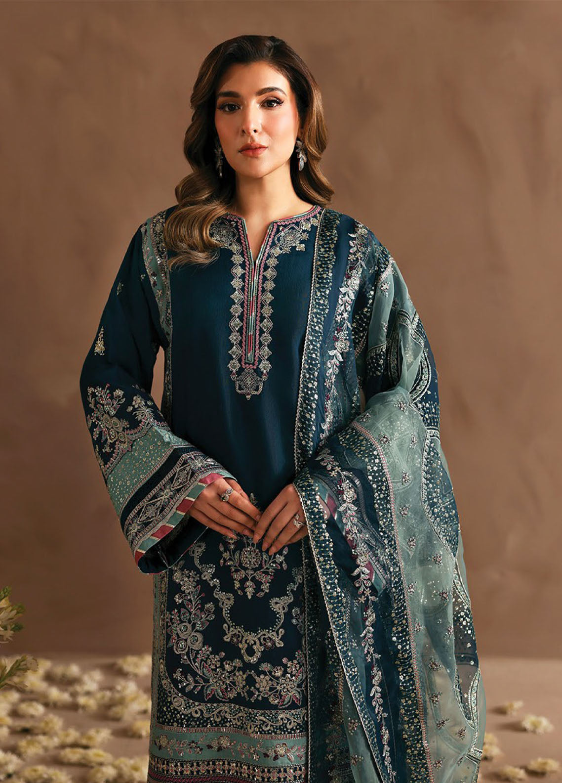 Neorah By Xenia Luxury Embroidered Raw Silk 3 Piece Unstitched Suit XE26NL D-09 ABAN Neorah By Xenia Luxury Embroidered Raw Silk 3 Piece Unstitched Suit XE26NL D-09 ABAN