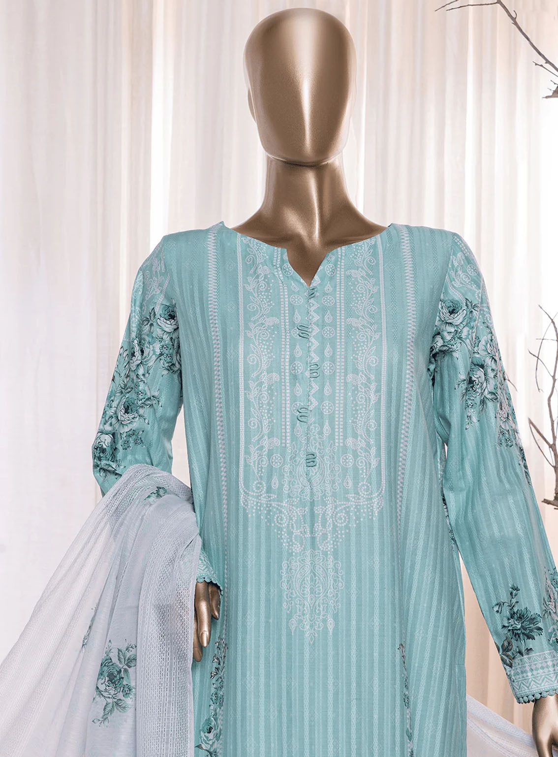 Ninokara By HZ Textile Digital Printed Lawn 3 Piece Unstitched Suit HZ24NK NP-207 Ninokara By HZ Textile Digital Printed Lawn 3 Piece Unstitched Suit HZ24NK NP-207