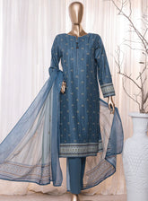 Ninokara By HZ Textile Digital Printed Lawn 3 Piece Unstitched Suit HZ24NK NP-210