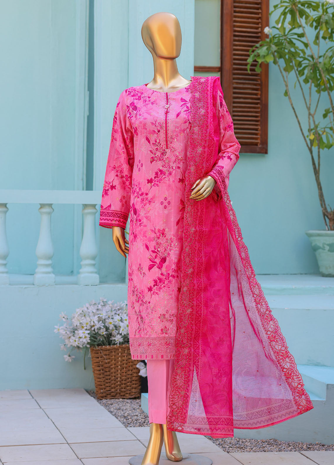 Ninokara By HZ Textiles Embroidered Jacquard 3 Piece Unstitched Suit HZ26NJ D-NJE-7001 Ninokara By HZ Textiles Embroidered Jacquard 3 Piece Unstitched Suit HZ26NJ D-NJE-7001