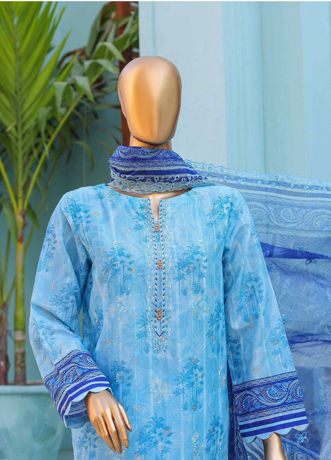 Ninokara By HZ Textiles Embroidered Jacquard 3 Piece Unstitched Suit HZ26NJ D-NJE-7008 Ninokara By HZ Textiles Embroidered Jacquard 3 Piece Unstitched Suit HZ26NJ D-NJE-7008