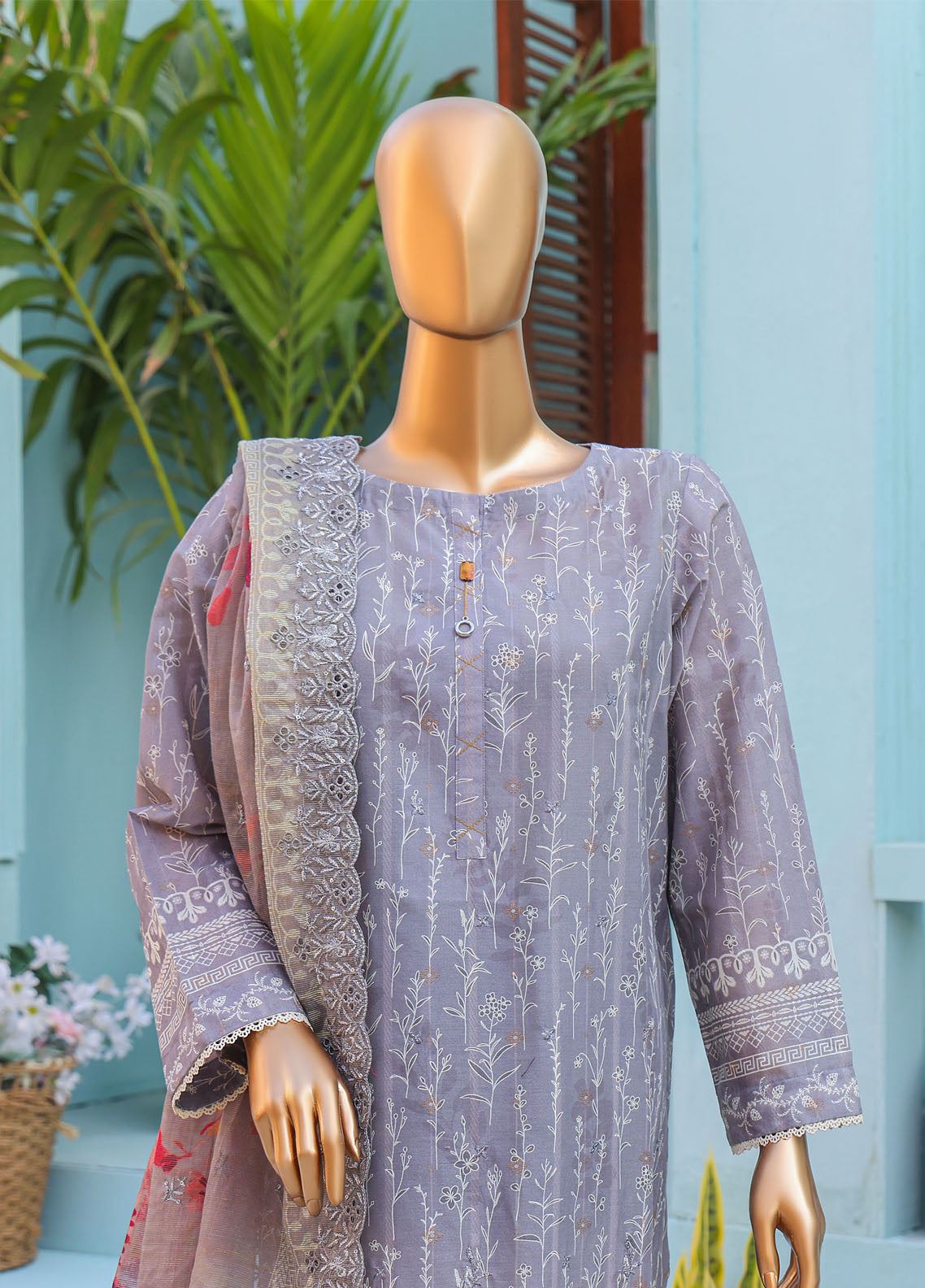 Ninokara By HZ Textiles Embroidered Jacquard 3 Piece Unstitched Suit HZ26NJ D-NJE-7009 Ninokara By HZ Textiles Embroidered Jacquard 3 Piece Unstitched Suit HZ26NJ D-NJE-7009