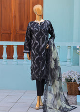 Ninokara By HZ Textiles Embroidered Jacquard 3 Piece Unstitched Suit HZ26NJ D-NJE-7010