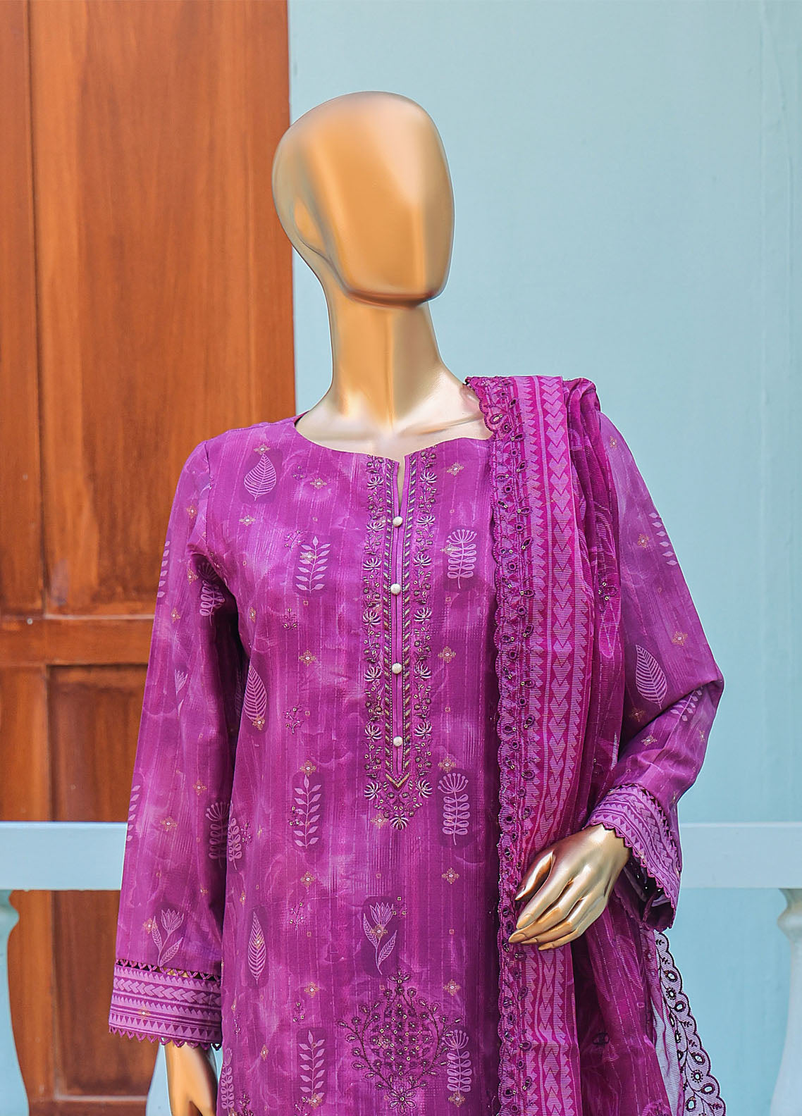 Ninokara By HZ Textiles Embroidered Jacquard 3 Piece Unstitched Suit HZ26NJ D-NJE-7011 Ninokara By HZ Textiles Embroidered Jacquard 3 Piece Unstitched Suit HZ26NJ D-NJE-7011