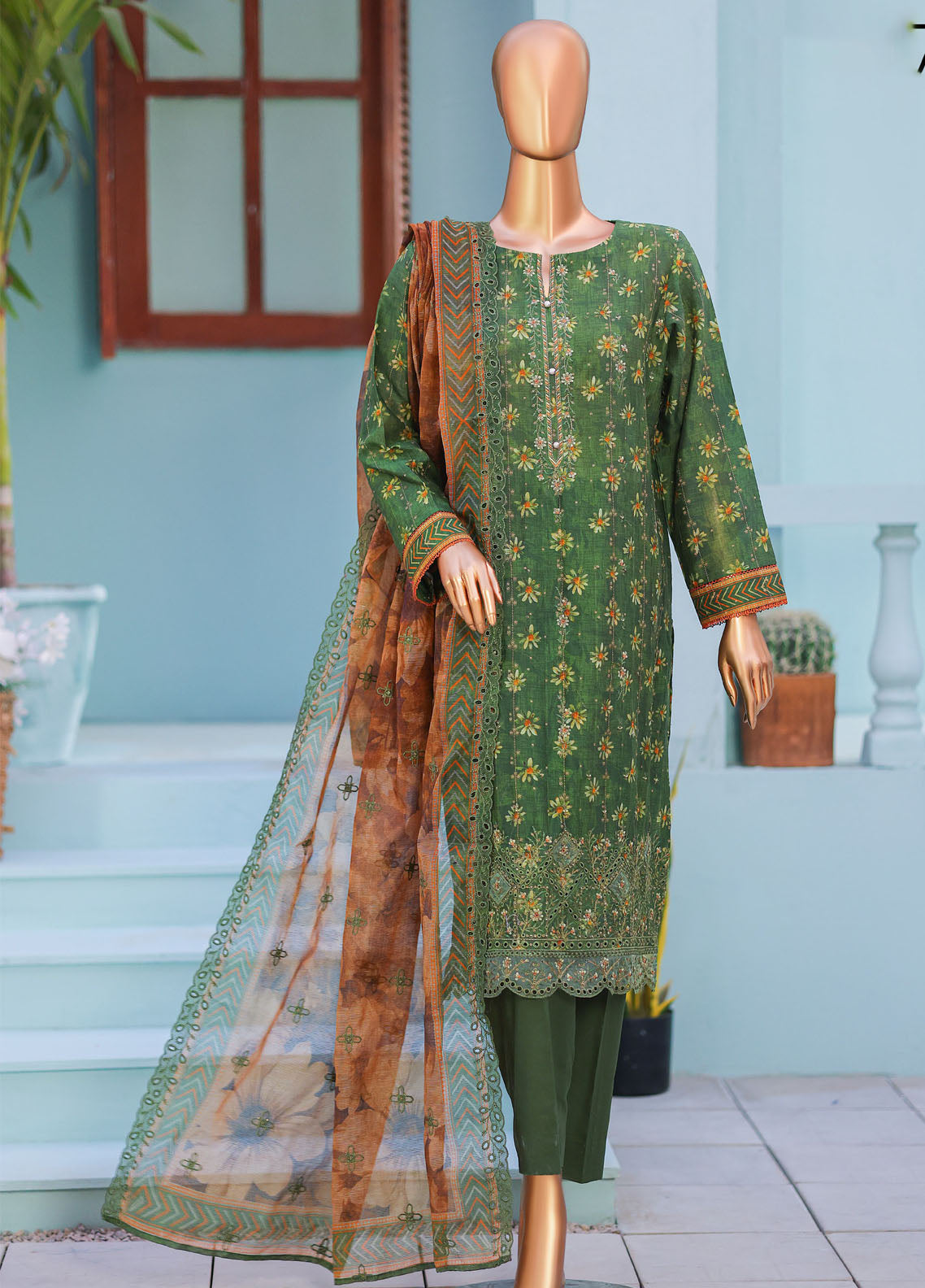 Ninokara By HZ Textiles Embroidered Jacquard 3 Piece Unstitched Suit HZ26NJ D-NJE-7017 Ninokara By HZ Textiles Embroidered Jacquard 3 Piece Unstitched Suit HZ26NJ D-NJE-7017