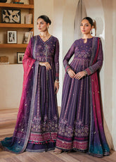 Niran By Xenia Embroidered Chiffon 3 Piece Unstitched Suit ZE24N D-03 SOURATI