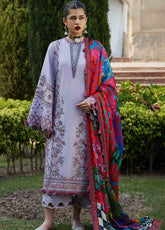 Nirmal By Hussain Rehar Embroidered Lawn 3 Piece Unstitched Suit HR25N D-INAYA