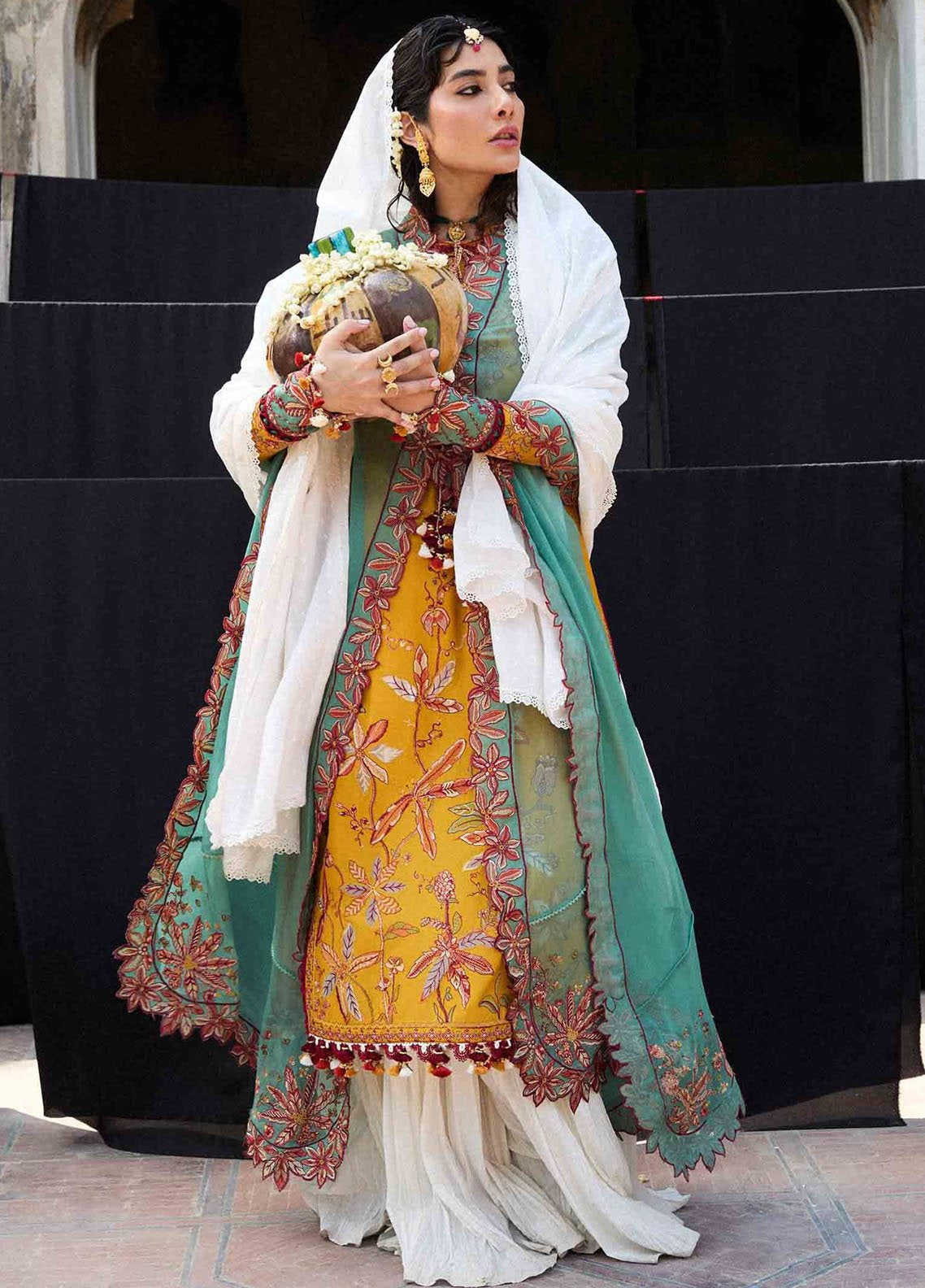 Nirmal By Hussain Rehar Embroidered Lawn 3 Piece Unstitched Suit HR25N D-MASAM Nirmal By Hussain Rehar Embroidered Lawn 3 Piece Unstitched Suit HR25N D-MASAM