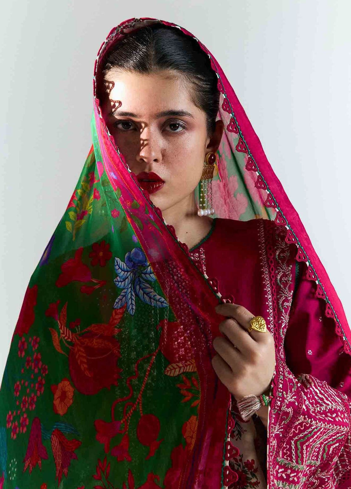 Nirmal By Hussain Rehar Embroidered Lawn 3 Piece Unstitched Suit HR25N D-SAAHA Nirmal By Hussain Rehar Embroidered Lawn 3 Piece Unstitched Suit HR25N D-SAAHA