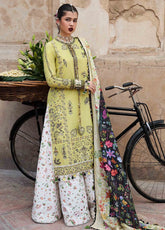 Nirmal By Hussain Rehar Embroidered Lawn 3 Piece Unstitched Suit HR25N D-SUK