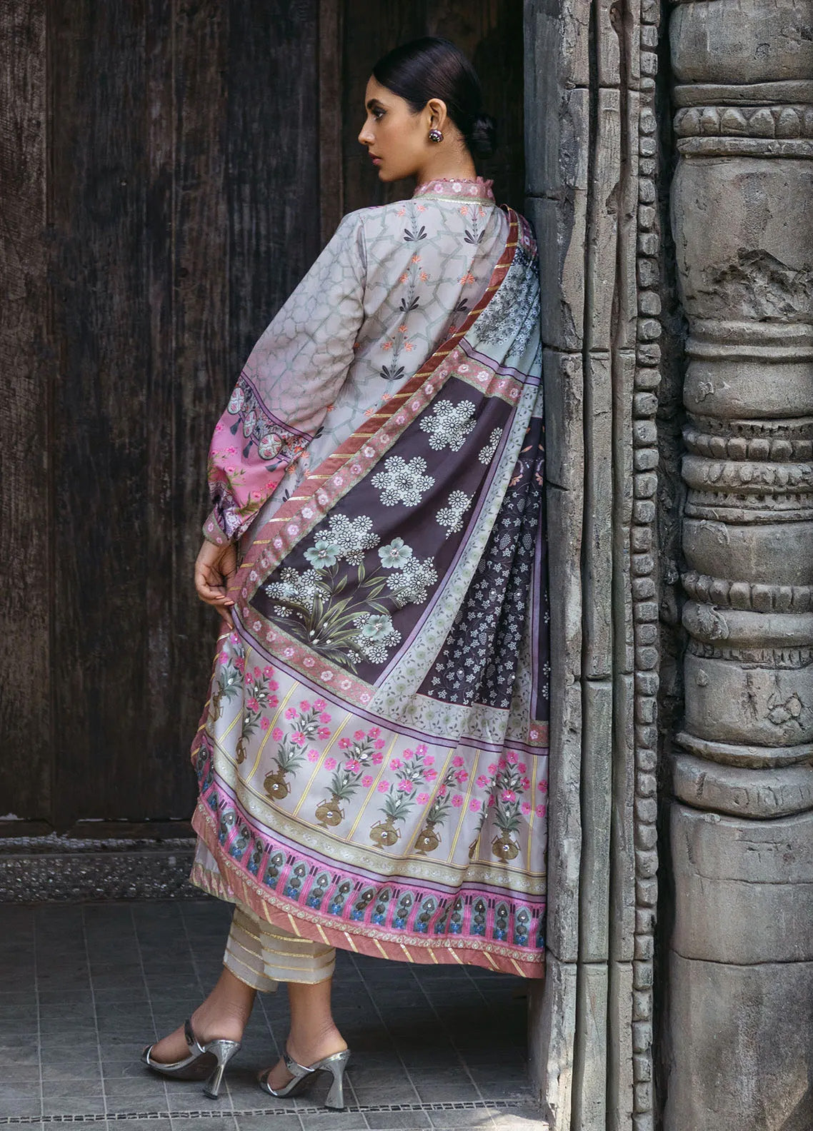 Nirvana By Mushq Embroidered Raw Silk 3 Piece Unstitched Suit MQ24N MPS-03 PEWTER Nirvana By Mushq Embroidered Raw Silk 3 Piece Unstitched Suit MQ24N MPS-03 PEWTER