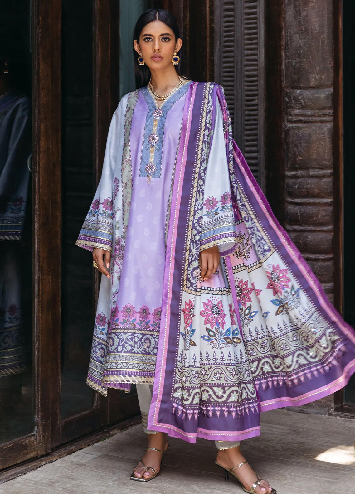 Nirvana By Mushq Embroidered Raw Silk 3 Piece Unstitched Suit MQ24N MPS-06 VIOLA Nirvana By Mushq Embroidered Raw Silk 3 Piece Unstitched Suit MQ24N MPS-06 VIOLA