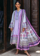 Nirvana By Mushq Embroidered Raw Silk 3 Piece Unstitched Suit MQ24N MPS-06 VIOLA
