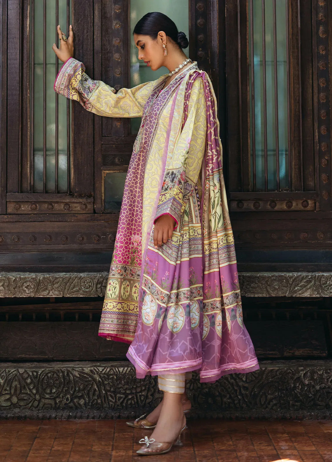Nirvana By Mushq Embroidered Raw Silk 3 Piece Unstitched Suit MQ24N MPS-08 MAUVEINE Nirvana By Mushq Embroidered Raw Silk 3 Piece Unstitched Suit MQ24N MPS-08 MAUVEINE