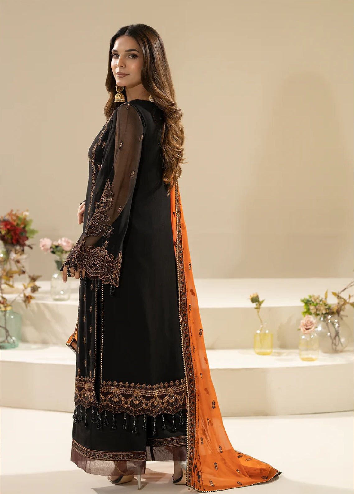 Nisha By Imrozia Embroidered Chiffon 3 Piece Unstitched Suit IM25NELC M-87 WANIYA Nisha By Imrozia Embroidered Chiffon 3 Piece Unstitched Suit IM25NELC M-87 WANIYA
