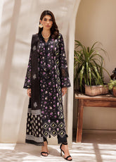 Nissa By RajBari Embroidered Lawn 3 Piece Unstitched Suit RB25N D-01