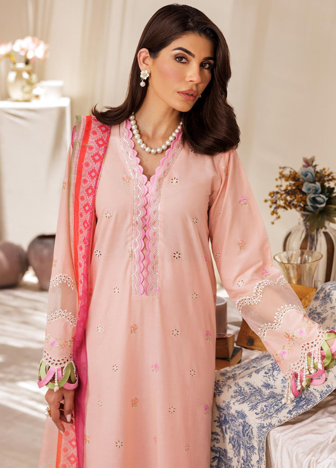 Nissa By RajBari Embroidered Lawn 3 Piece Unstitched Suit RB25N D-03 Nissa By RajBari Embroidered Lawn 3 Piece Unstitched Suit RB25N D-03