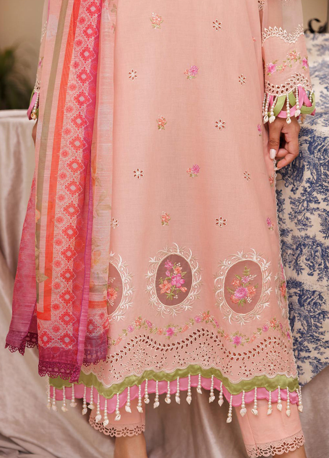 Nissa By RajBari Embroidered Lawn 3 Piece Unstitched Suit RB25N D-03 Nissa By RajBari Embroidered Lawn 3 Piece Unstitched Suit RB25N D-03