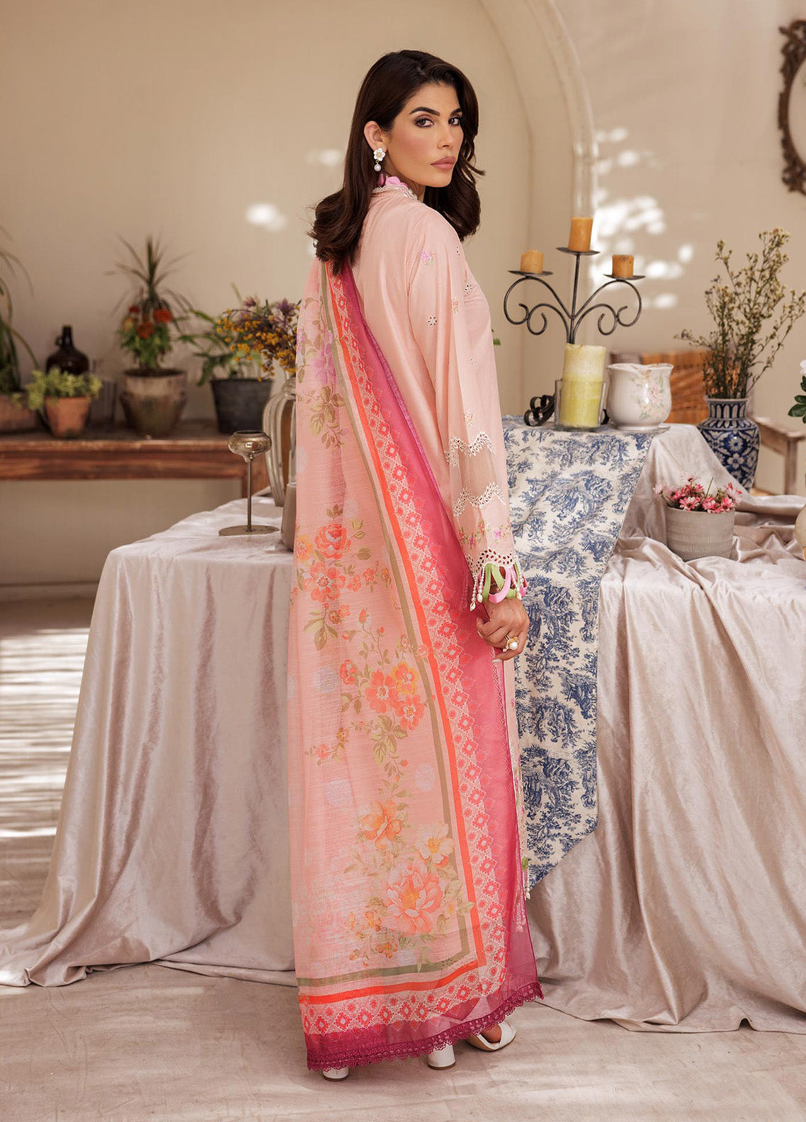 Nissa By RajBari Embroidered Lawn 3 Piece Unstitched Suit RB25N D-03 Nissa By RajBari Embroidered Lawn 3 Piece Unstitched Suit RB25N D-03