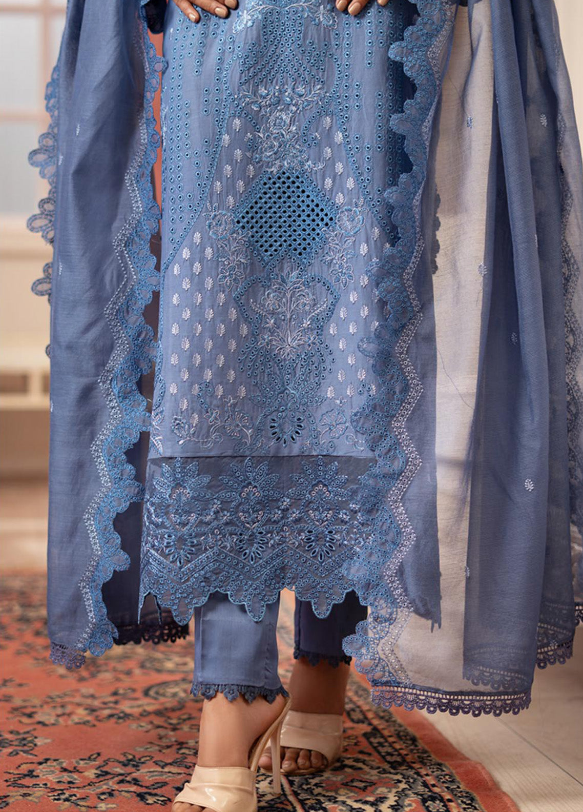 Nissa By RajBari Embroidered Lawn 3 Piece Unstitched Suit RB25N D-11 Nissa By RajBari Embroidered Lawn 3 Piece Unstitched Suit RB25N D-11