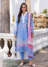 Nissa By RajBari Embroidered Lawn 3 Piece Unstitched Suit RB25NFS D-02