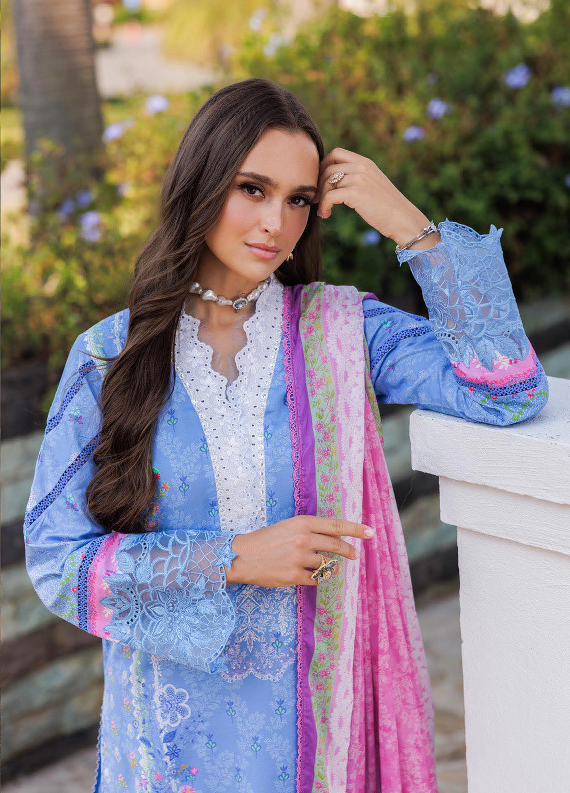 Nissa By RajBari Embroidered Lawn 3 Piece Unstitched Suit RB25NFS D-02 Nissa By RajBari Embroidered Lawn 3 Piece Unstitched Suit RB25NFS D-02