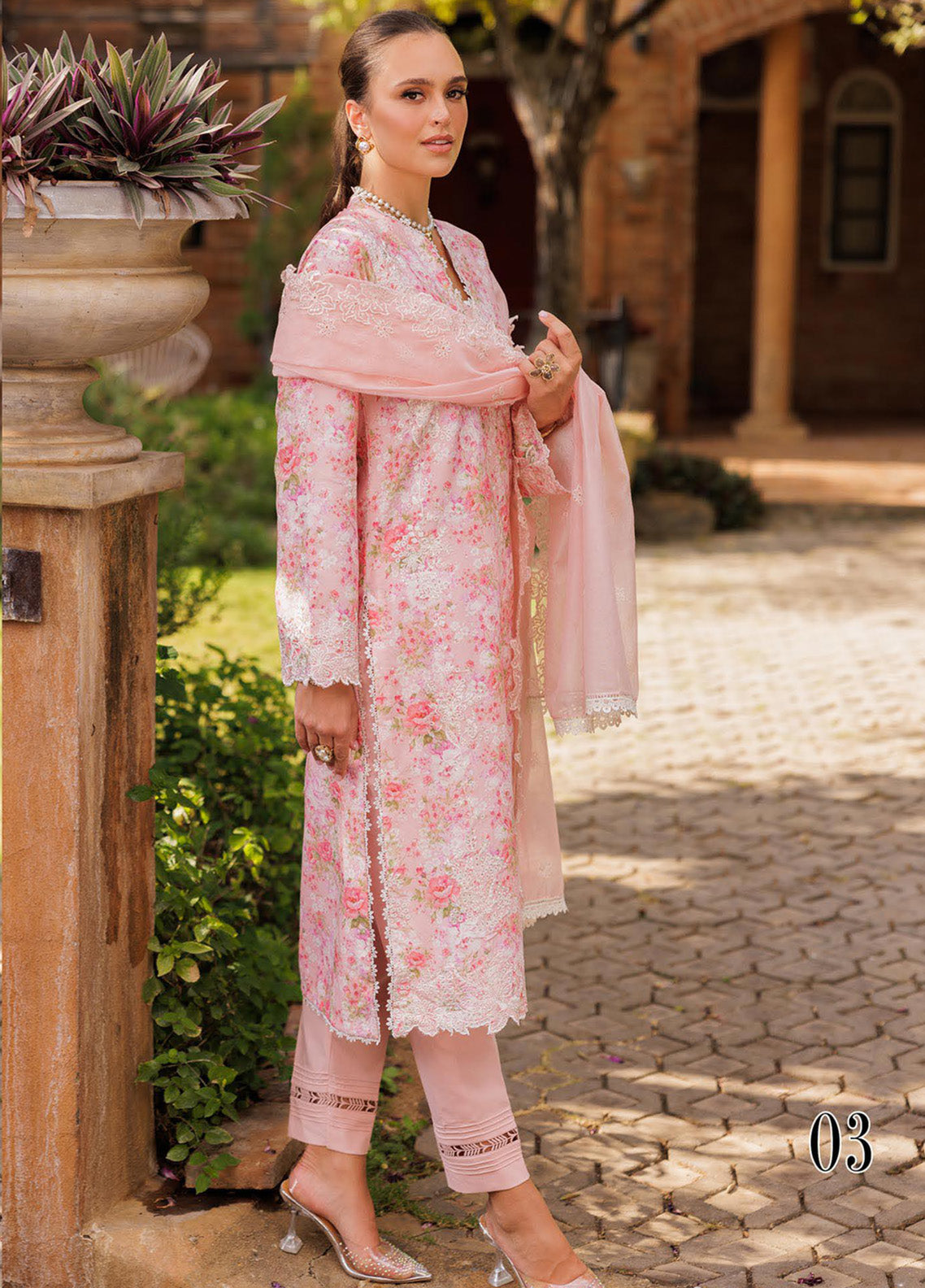 Nissa By RajBari Embroidered Lawn 3 Piece Unstitched Suit RB25NFS D-03 Nissa By RajBari Embroidered Lawn 3 Piece Unstitched Suit RB25NFS D-03
