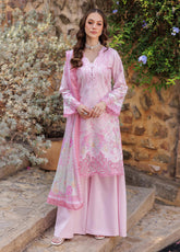 Nissa By RajBari Embroidered Lawn 3 Piece Unstitched Suit RB25NFS D-07