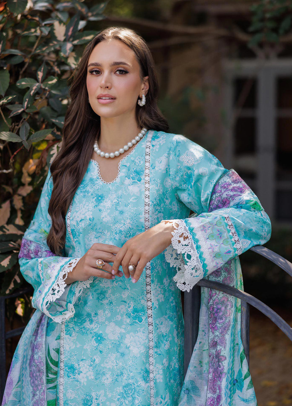 Nissa By RajBari Embroidered Lawn 3 Piece Unstitched Suit RB25NFS D-09 Nissa By RajBari Embroidered Lawn 3 Piece Unstitched Suit RB25NFS D-09