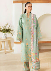 Nissa By Rajbari Floral Symphony Premium Embroidered Marina 3 Piece Unstitched Suit RB25NFS D-PM-03