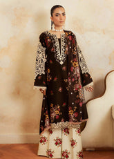 Nissa By Rajbari Floral Symphony Premium Embroidered Marina 3 Piece Unstitched Suit RB25NFS D-PM-04