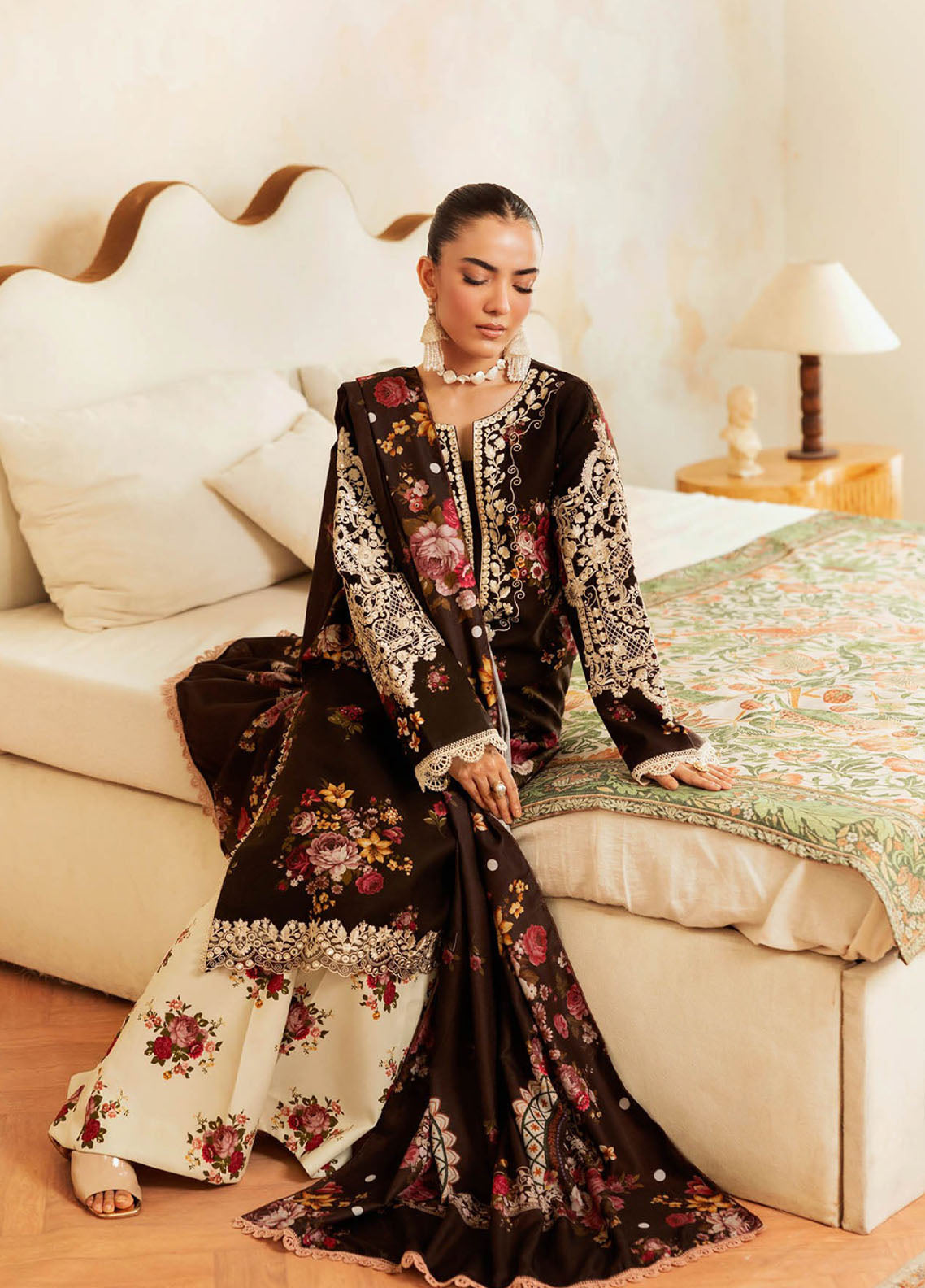 Nissa By Rajbari Floral Symphony Premium Embroidered Marina 3 Piece Unstitched Suit RB25NFS D-PM-04 Nissa By Rajbari Floral Symphony Premium Embroidered Marina 3 Piece Unstitched Suit RB25NFS D-PM-04