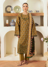 Nissa By Rajbari Floral Symphony Premium Embroidered Marina 3 Piece Unstitched Suit RB25NFS D-PM-05