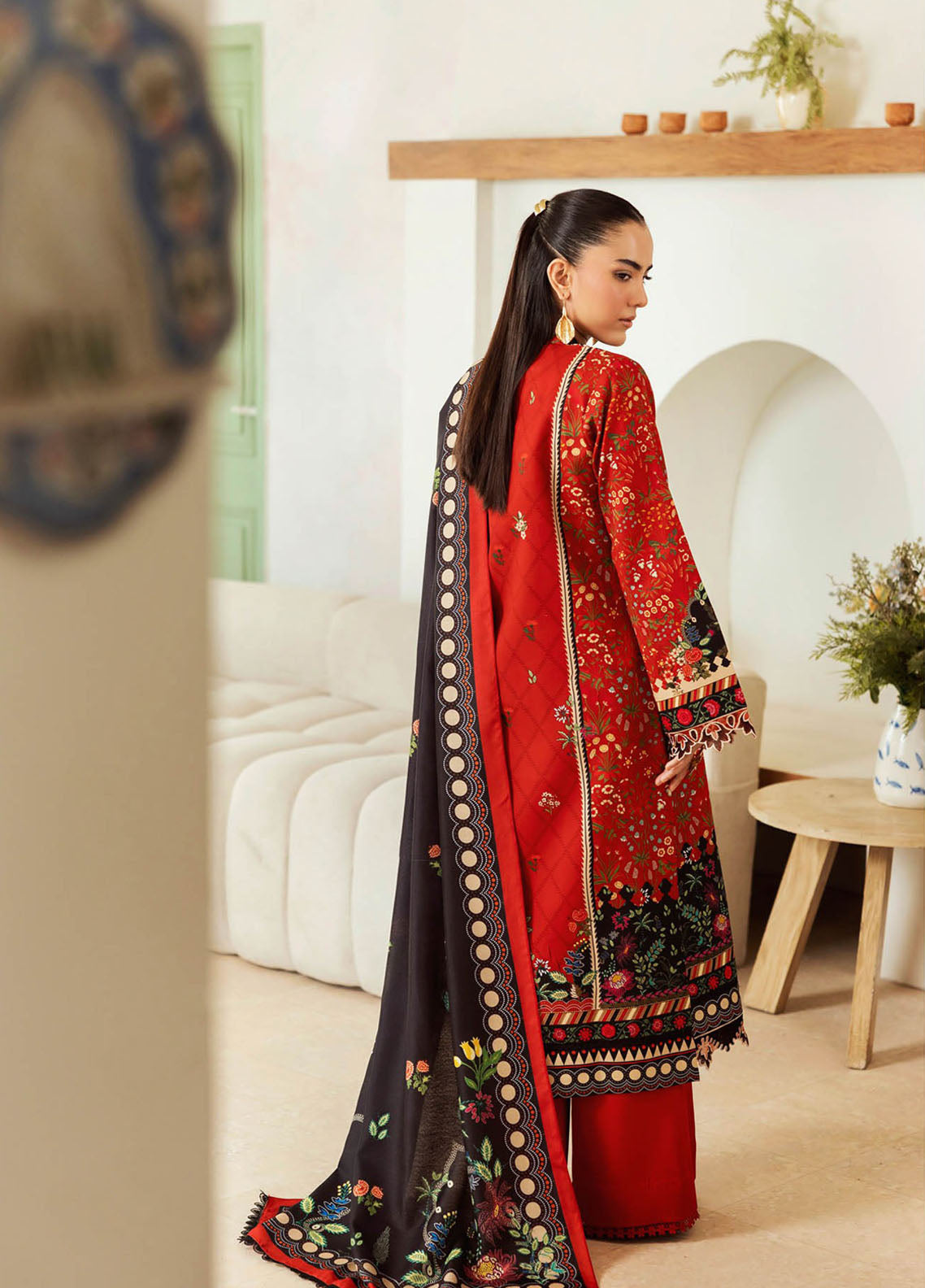 Nissa By Rajbari Floral Symphony Premium Embroidered Marina 3 Piece Unstitched Suit RB25NFS D-PM-09 Nissa By Rajbari Floral Symphony Premium Embroidered Marina 3 Piece Unstitched Suit RB25NFS D-PM-09