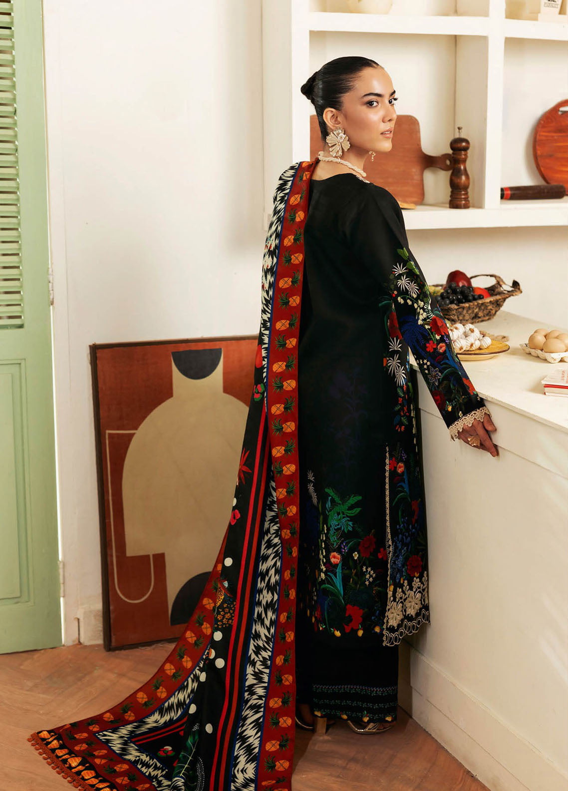 Nissa By Rajbari Floral Symphony Premium Embroidered Marina 3 Piece Unstitched Suit RB25NFS D-PM-11 Nissa By Rajbari Floral Symphony Premium Embroidered Marina 3 Piece Unstitched Suit RB25NFS D-PM-11