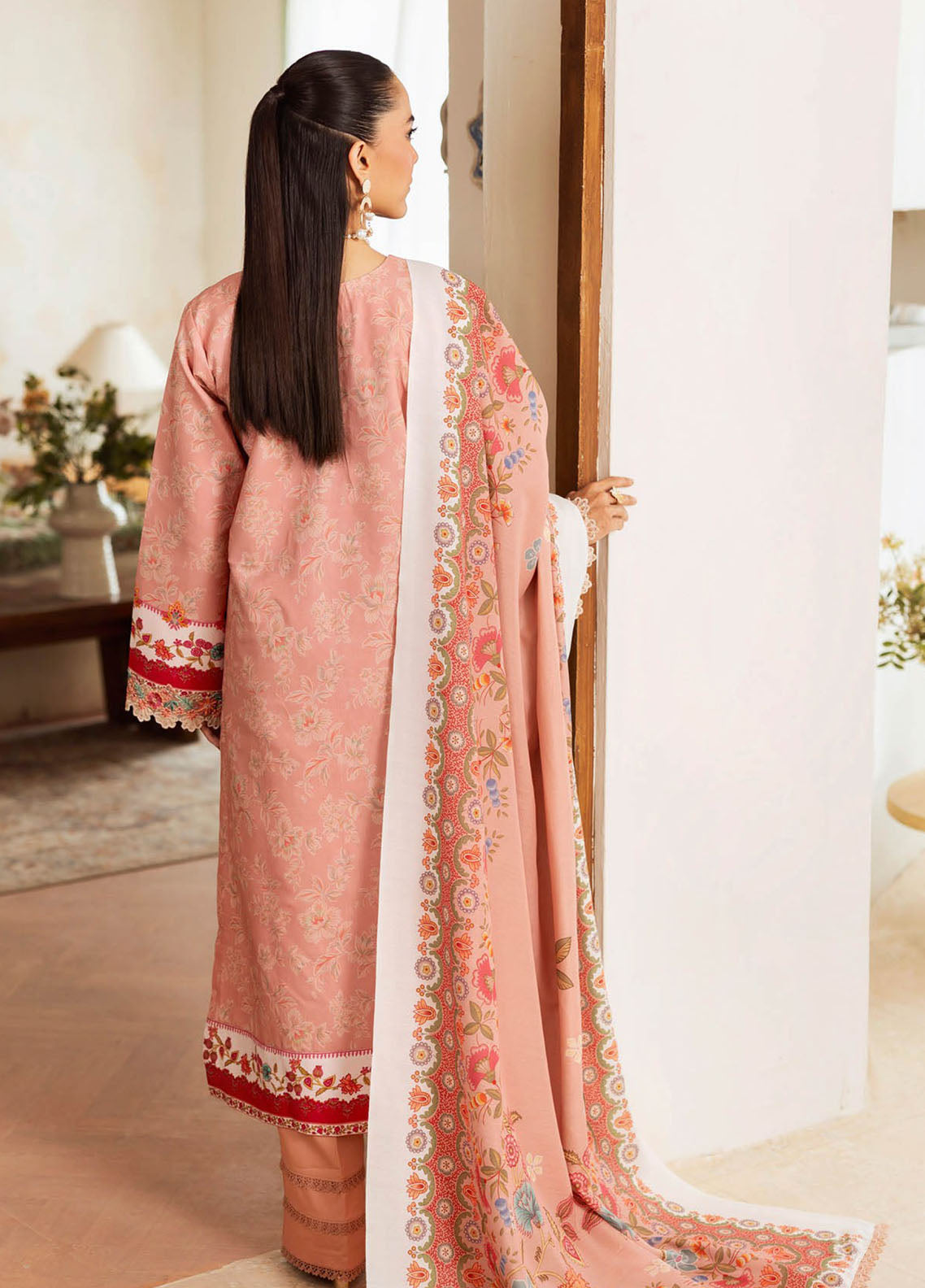 Nissa By Rajbari Floral Symphony Premium Embroidered Marina 3 Piece Unstitched Suit RB25NFS D-PM-12 Nissa By Rajbari Floral Symphony Premium Embroidered Marina 3 Piece Unstitched Suit RB25NFS D-PM-12