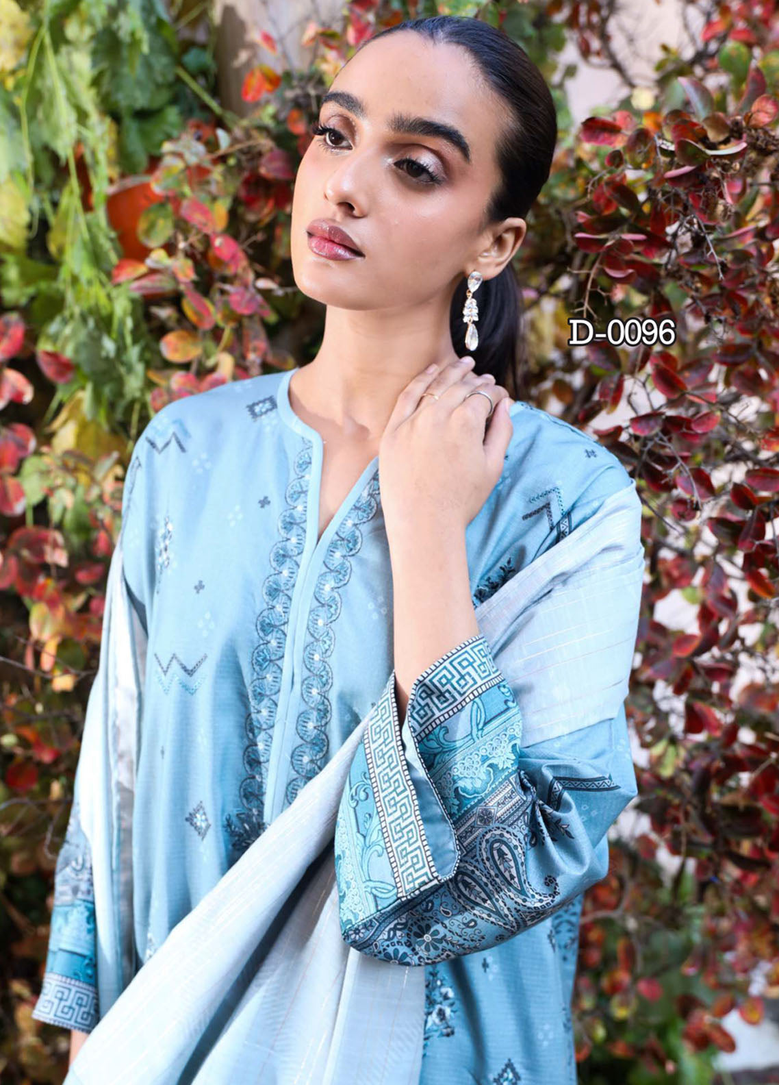 Noor By Rashid Textile Embroidered Linen 3 Piece Unstitched Suit RT25NEL D-0096 Noor By Rashid Textile Embroidered Linen 3 Piece Unstitched Suit RT25NEL D-0096