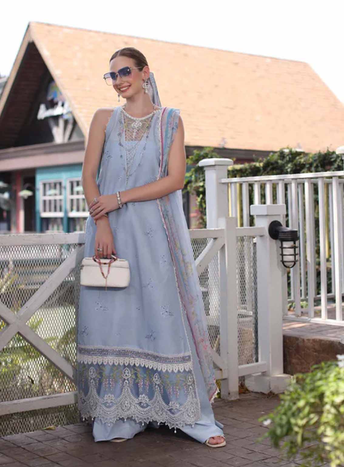 Noor By Saadia Asad Embroidered Lawn 3 Piece Unstitched Suit NSA25EC D-02 Noor By Saadia Asad Embroidered Lawn 3 Piece Unstitched Suit NSA25EC D-02