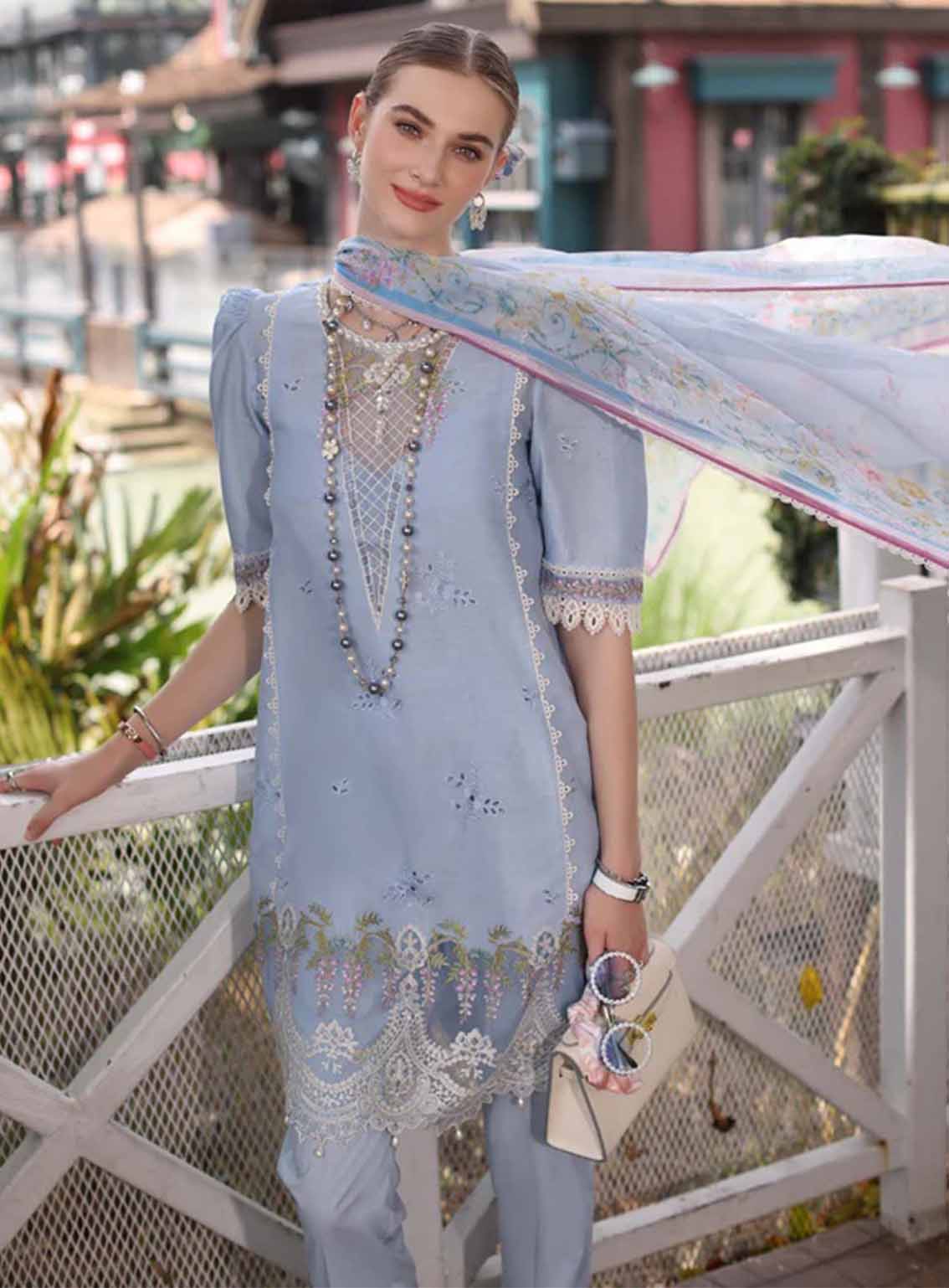 Noor By Saadia Asad Embroidered Lawn 3 Piece Unstitched Suit NSA25EC D-02 Noor By Saadia Asad Embroidered Lawn 3 Piece Unstitched Suit NSA25EC D-02