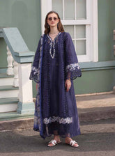 Noor By Saadia Asad Embroidered Lawn 3 Piece Unstitched Suit NSA25EC D-07