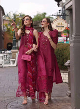 Noor By Saadia Asad Embroidered Lawn 3 Piece Unstitched Suit NSA25EC D-09