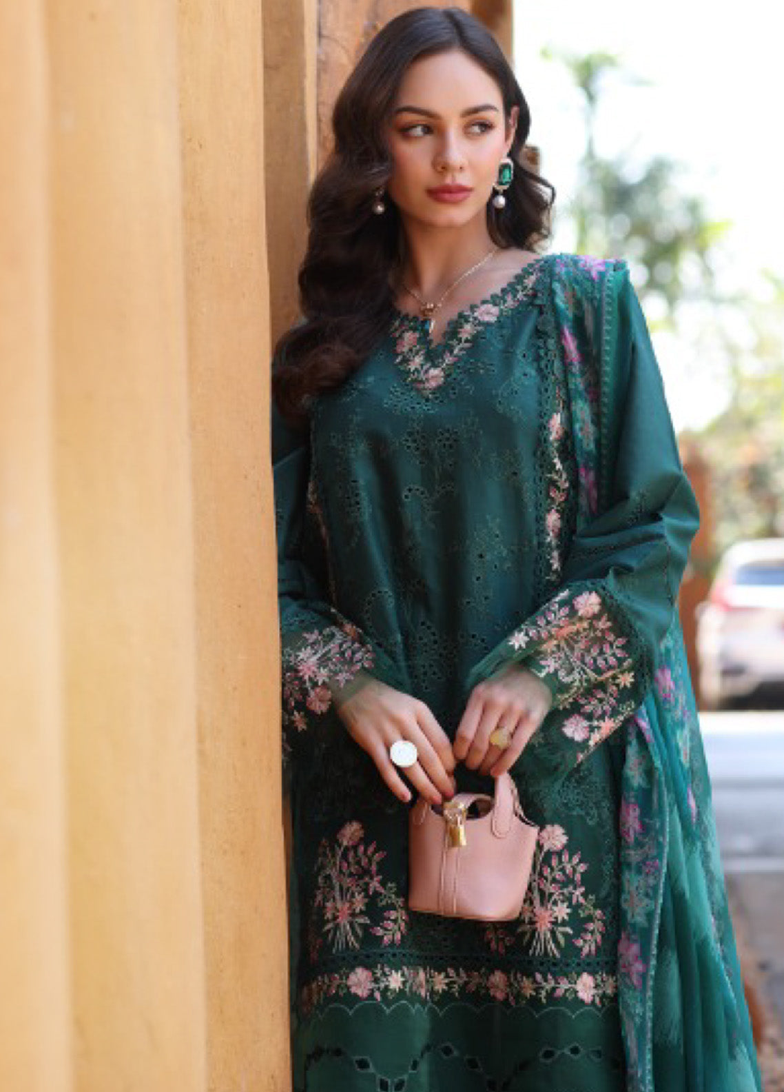 Noor By Saadia Asad Embroidered Lawn 3 Piece Unstitched Suit SA25ELHL D-10A Noor By Saadia Asad Embroidered Lawn 3 Piece Unstitched Suit SA25ELHL D-10A