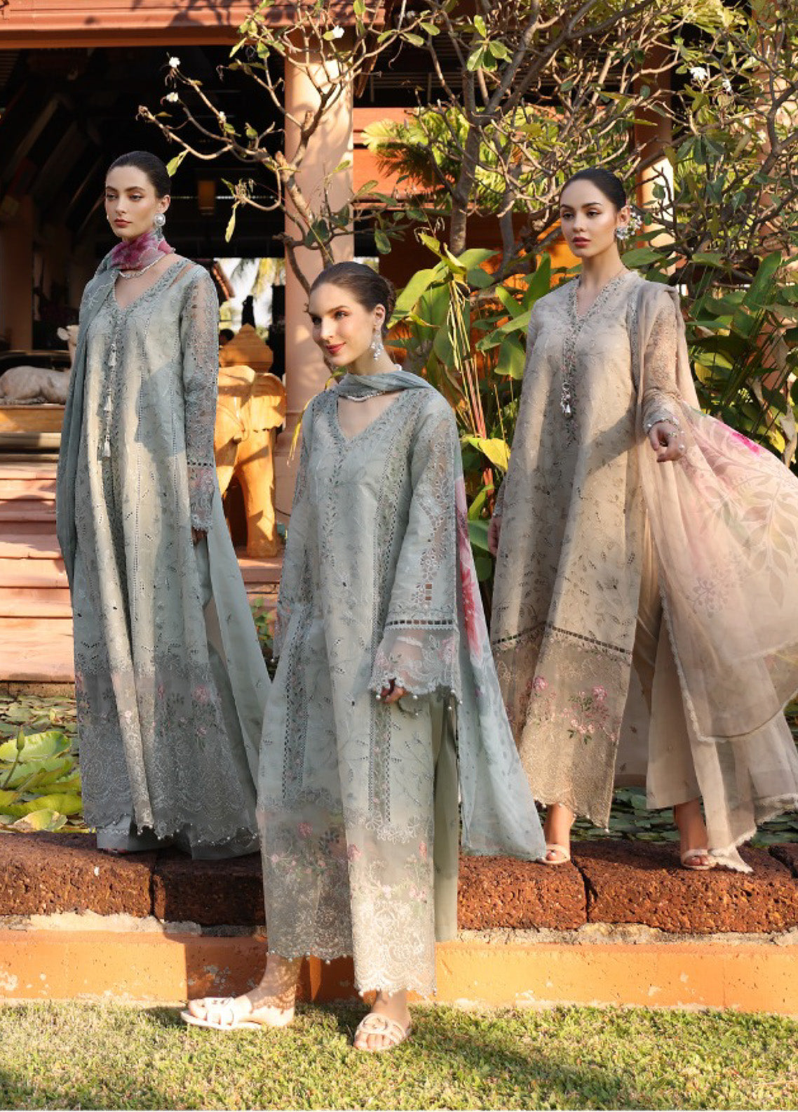 Noor By Saadia Asad Embroidered Lawn 3 Piece Unstitched Suit SA25ELHL D-1B Noor By Saadia Asad Embroidered Lawn 3 Piece Unstitched Suit SA25ELHL D-1B