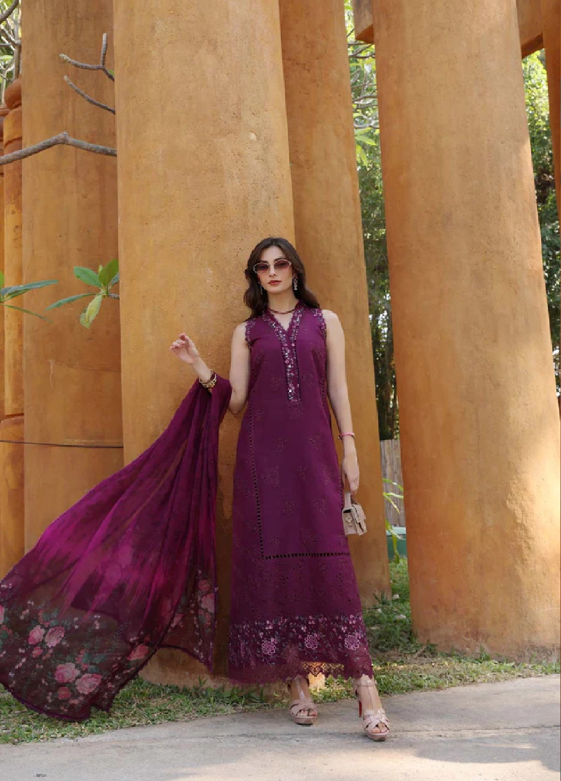 Noor By Saadia Asad Embroidered Lawn 3 Piece Unstitched Suit SA25ELHL D-2A Noor By Saadia Asad Embroidered Lawn 3 Piece Unstitched Suit SA25ELHL D-2A